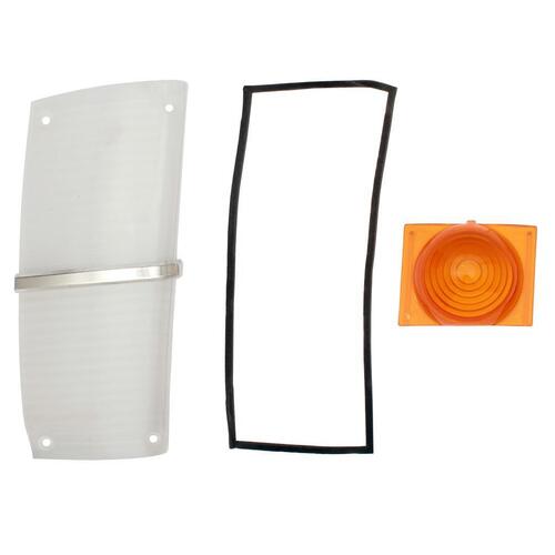 FRONT IND LENS KIT (OUTER, INNER & GASKET) XW R/H