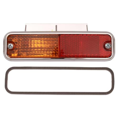 LAMP SIDE MARKER HQ ALL HJ HX HZ UTE VAN WAGON REAR QUARTER PANEL LENS AND BODY LEFT OR RIGHT