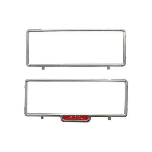 HOLDEN NUMBER PLATE FRAMES HOLDEN SCRIPT