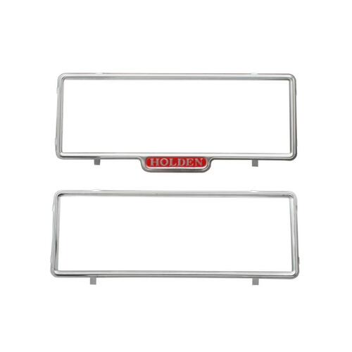 'HOLDEN' NUMBER PLATE FRAMES ?'HOLDEN' ON 1 ONLY