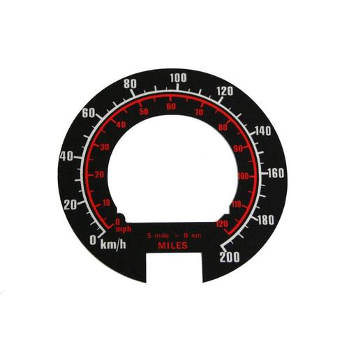 DECAL METRIC SPEEDO CONVERSION HT & HG Holden
