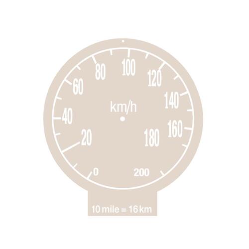 DECAL METRIC SPEEDO CONVERSION HD HR HOL