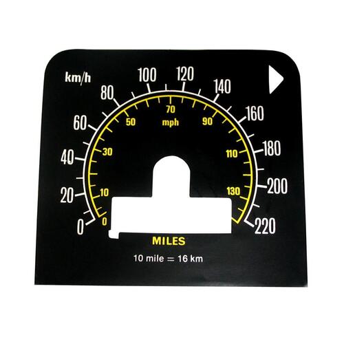 DECAL METRIC SPEEDO CONVERSION HQ GTS