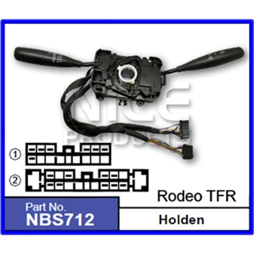 COMBINATION SWITCH RODEO 1998 TO 2003 INDICATOR AND WIPER SWITCH