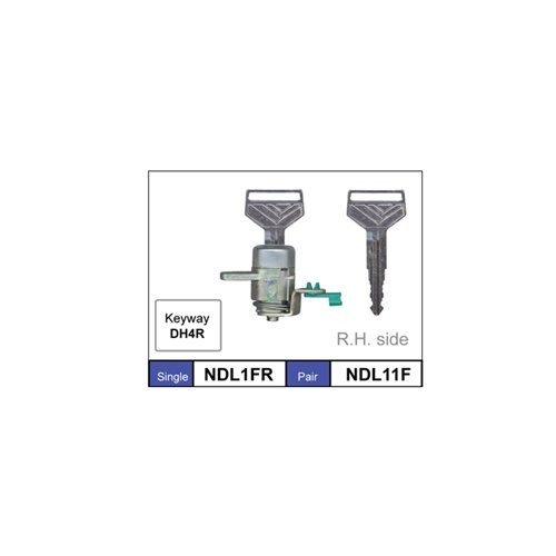 DOOR BARREL TF AND RA RODEO RH FRONT 12/97 to 2/03