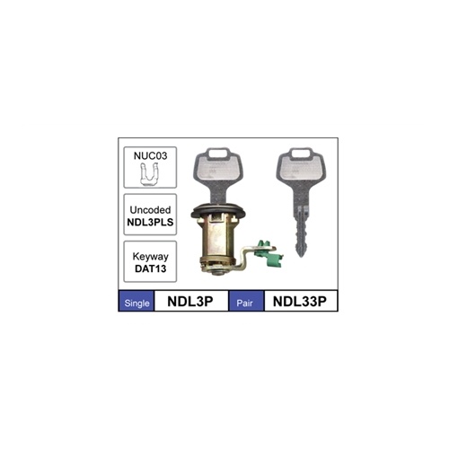 LOCK-DOOR PAIR (2) LB ASTRA