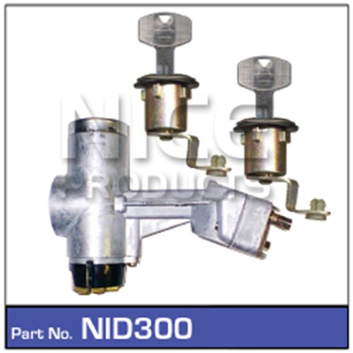 Ignition & DOOR LOCK SET DATSUN 1000 1200 120Y 1600 200B 240C 260C suits 33m steering column only LARGE IS NID1600

