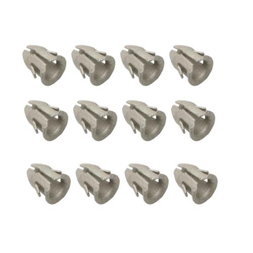 Badge Clip Push In Type Tubular Suit 1/8' Stud (12 Pieces)