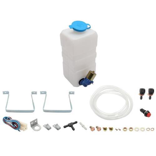 WINDSCREEN WASHER KIT FORD 12 VOLT VERTICAL CAN SUIT XR XT ETC RFESRVOIR BOTTLE