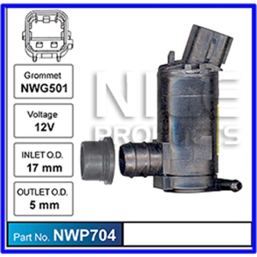 WINDSCREEN WASHER PUMP VE SEDAN AND WAGON WM STATESMAN AND CAPRICE
