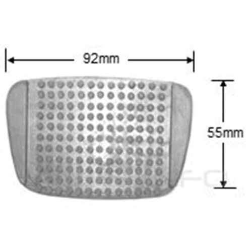 BRAKE PEDAL PAD TF AND RA RODEO AUTOMATIC