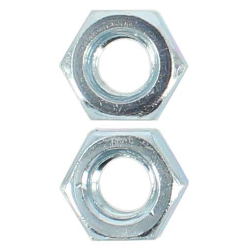 HEX NUT M6 X  1.0 PITCH 10MM ZINC