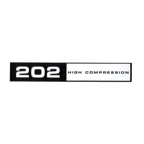 '202 HIGH COMPRESSION' ROCKER COVER DECA