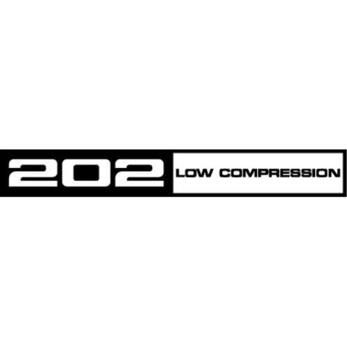 '202 LOW COMPRESSION' ROCKER COVER DECAL