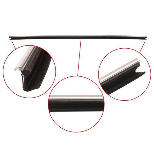 DOOR BELT INNER VB VC VH VK VL FRONT CHROME EDGE L OR R