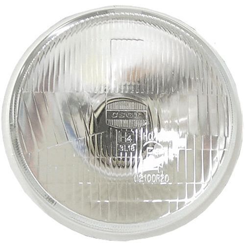 SEMI SEALED BEAM - 5-3/4'' ROUND SMALL H4 INCLUDES PARKLIGHT CURVED GLASS