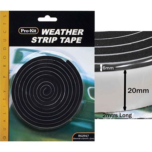 WEATHERSTRIP TAPE 20MM X 6M