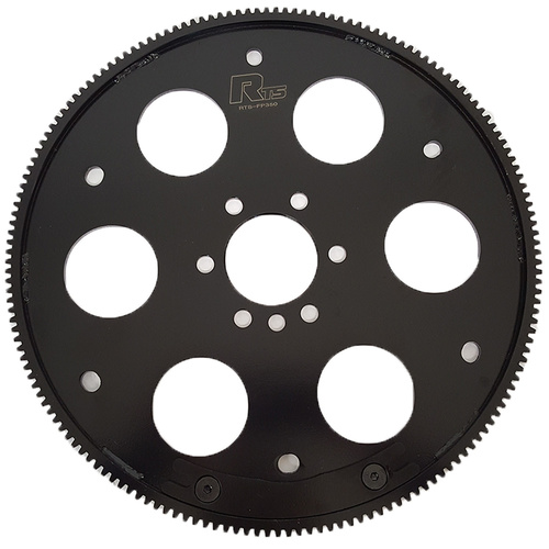 Transmission Flexplate, Heavy Duty Race Black 168-Tooth, Internal Balance, 2-Piece Rear Main Seal, Chevrolet, V8, Each
