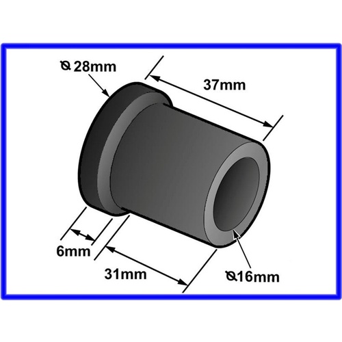 BUSH REAR OF REAR SPRING HK TO WB RUBBER OEM QUALITY
