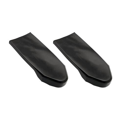 SEAT BELT TOP COVERS LARGE PAIR BLACK