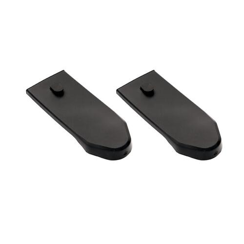 SEAT BELT TOP COVER LARGE BLACK WITH HOOK FORD/HOL