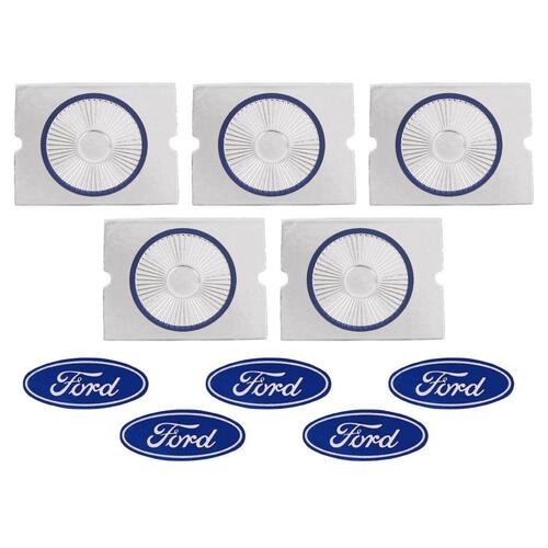 DECAL SET SEAT BELTS FORD OVAL RELEASE B