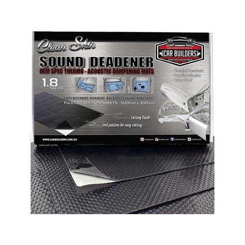 Car Builders Sound Deadening Kit  BLACK 1.8SQ/M