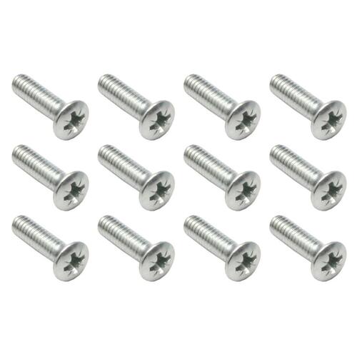 SCREWS CHROME FORD INTERIOR Oval HD 8G 5/8' CR Csk ZP Machine Screw -WINDOW WINDER HANDLE xr xt xw xy xa xb xc