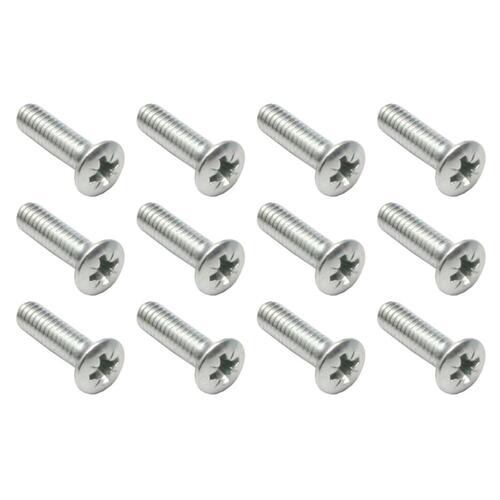 SCREWS CHROME FORD INTERIOR Screw Oval HD 8G 5/8' CR Csk ZP Machine Screw Chrome Ford Interior