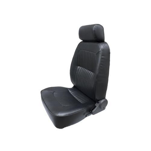 AUTOTECNICA SEAT CLASSIC BLACK DELUXE LEATHER PAIR