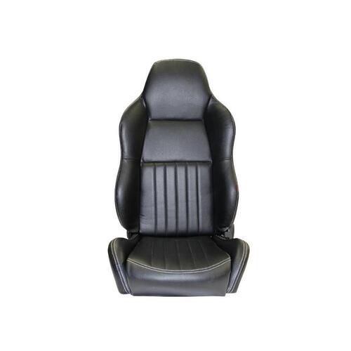 AUTOTECNICA SPORT SEAT CLASSIC BLACK LEATHER PAIR