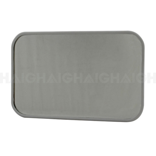 MIRROR HEAD RECTANGLE WHITE BACK 210MM X 125MM AS USED ON LEYLAND MOKE