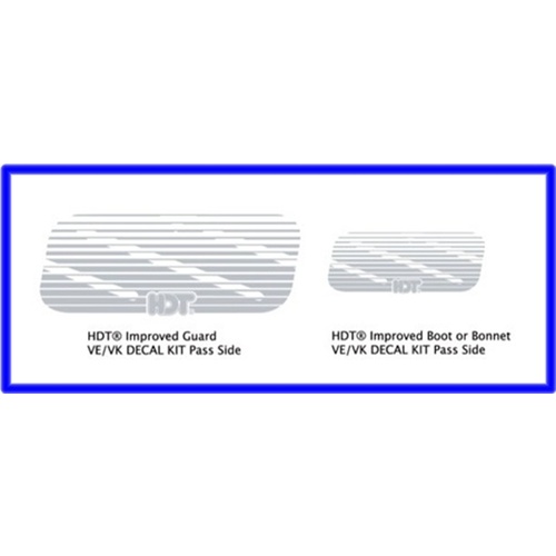 HDT VE VK Style Boot Decal - Silver