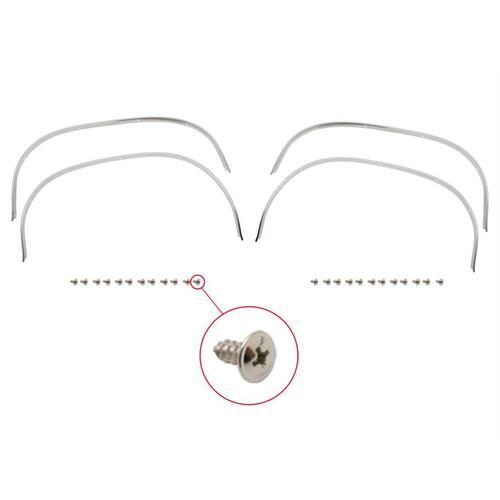 WHEEL ARCH MOULDING SET XA XB SEDAN STAINLESS