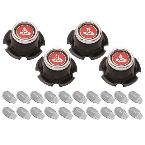 WHEEL CENTRE CAP KIT WITH NUTS LC ACORN