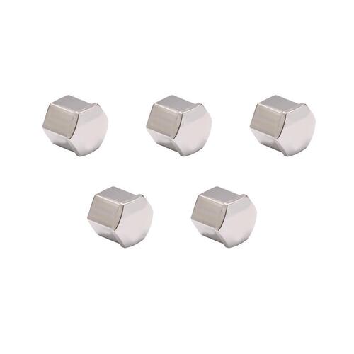 Wheel Cap Nut Cover Set Plastic (Chrome) VB VC VH VK VL VN VG VP VR VS VT VU VX VY VZ (5 Pieces)