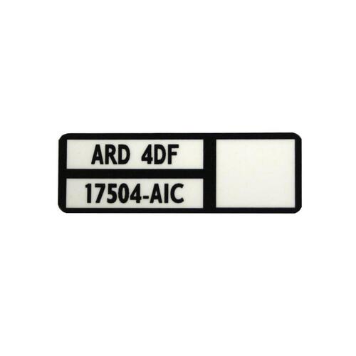 Wiper Motor Decal (Preslite System) XB ZG