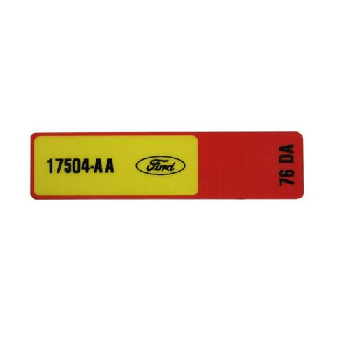 NLA - Decal Wiper Motor(Ford) (Preslite System) XC ZH
