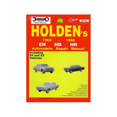 MANUAL WORKSHOP EH HD HR HOLDEN