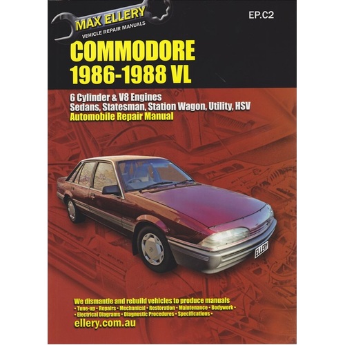 MANUAL WORKSHOP VL 6 & 8 CYL COMMODORE