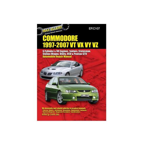 Workshop Manual VT VX VY VZ 6 & 8 Cyl Commodore