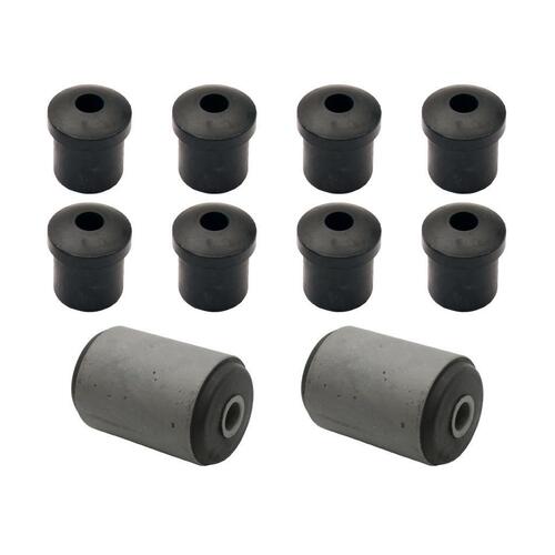 SHACKLE RUBBER KIT XR XT XW XY XA XB XC XD ZA ZB ZC ZD ZF ZG ZH (2 Front 8 Rear) leaf spring