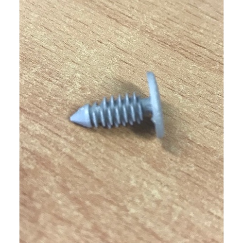 CLIP CHRISTMAS TREE GREY 12.1MM HEAD 15MM LENGTH STEM DIAMETER 6MM